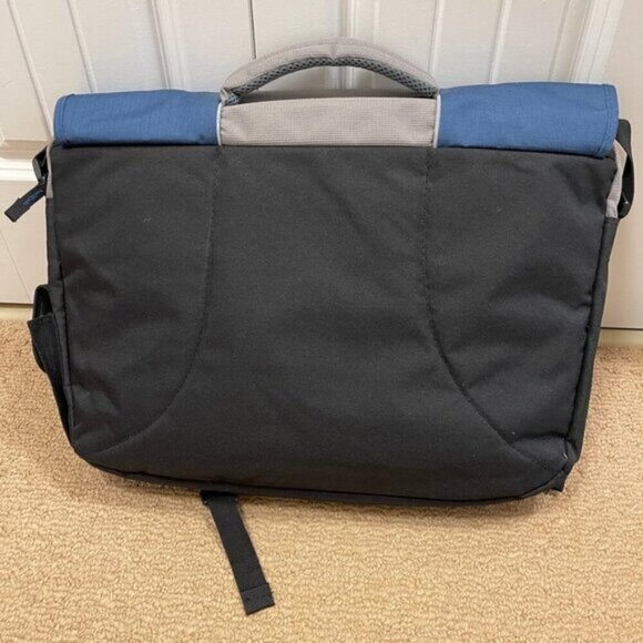 High Sierra Tank Laptop Messenger Bag Blue/Grey - Picture 5 of 7